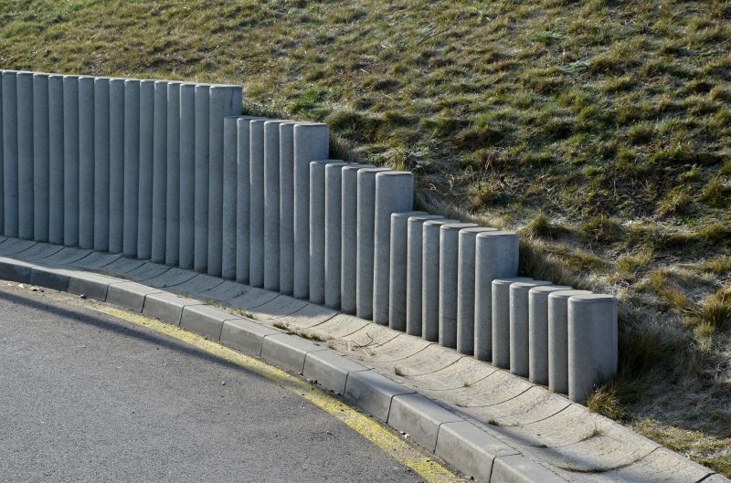Retaining Wall Construction Site